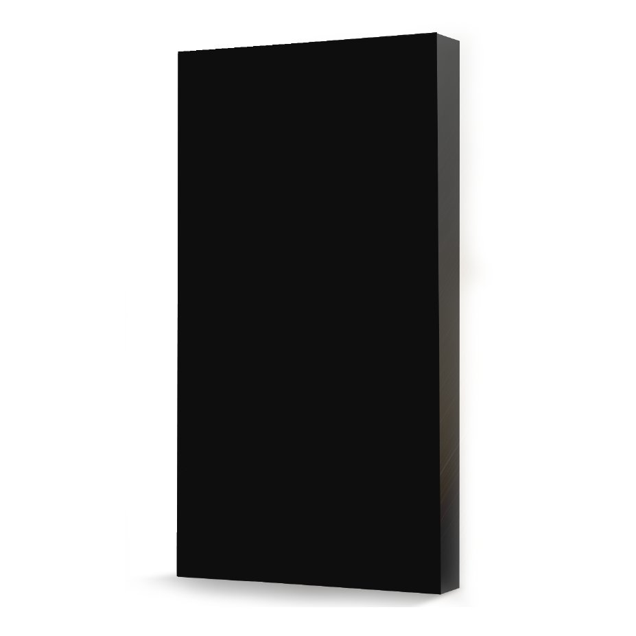 [CIN-PVC-ate-227] Cintilla PVC negro super mate